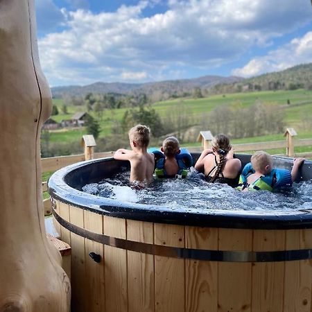 Goralskie Domki Na Podhalu - Z Jacuzzi Maniowy Kültér fotó