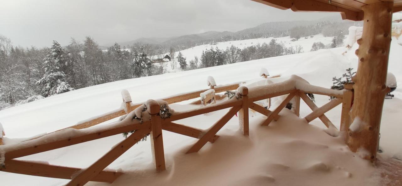 Goralskie Domki Na Podhalu - Z Jacuzzi Maniowy Kültér fotó