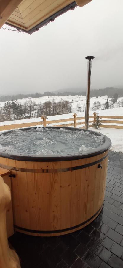 Goralskie Domki Na Podhalu - Z Jacuzzi Maniowy Kültér fotó