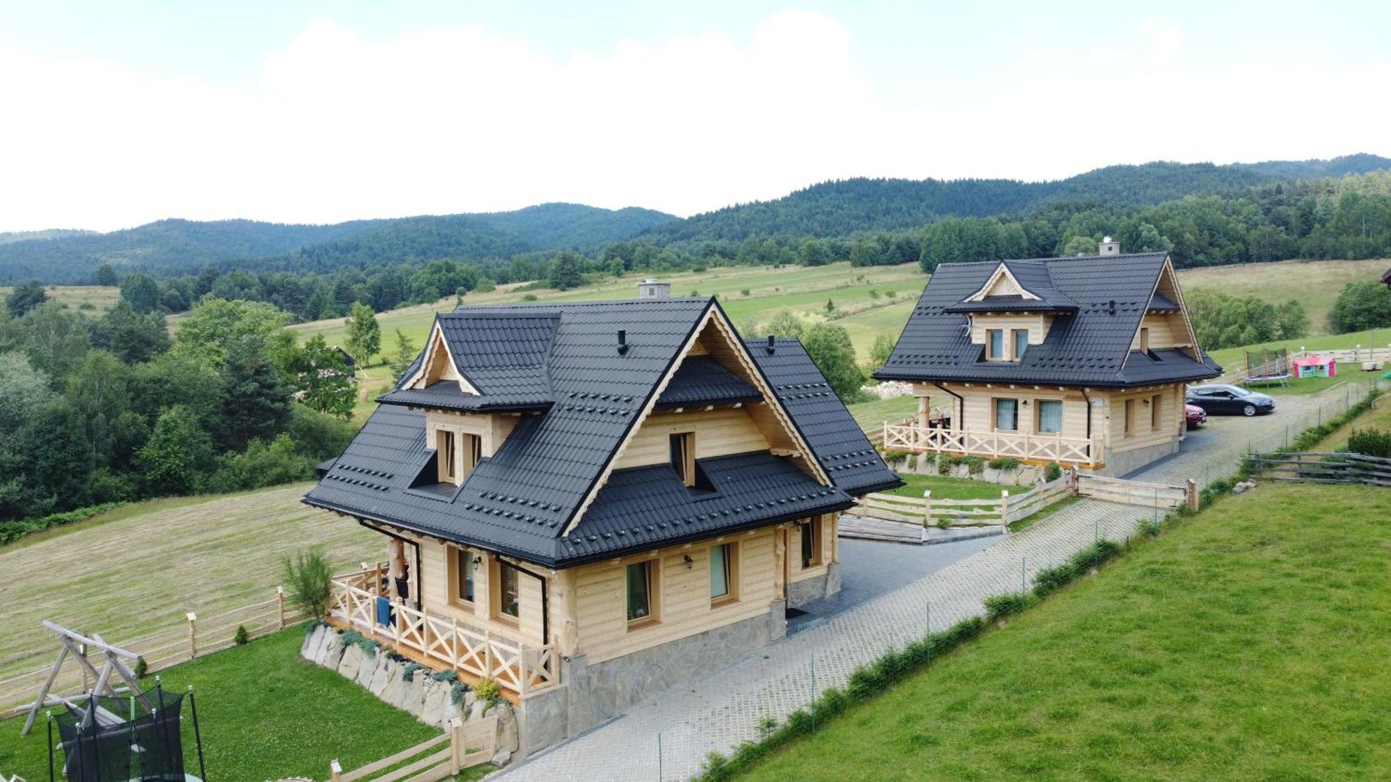 Goralskie Domki Na Podhalu - Z Jacuzzi Maniowy Kültér fotó